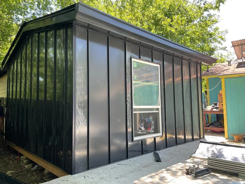 Black standing seam metal wall panels for Roof Inspection in Pahrump